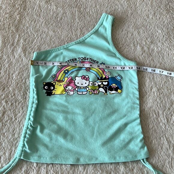 Hello Kitty and friends one shoulder top size medium - Picture 14 of 16